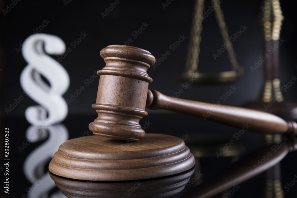 Paragraph, Law and justice concept, legal code and scales Paragraph, Law and justice concept, legal code and scales