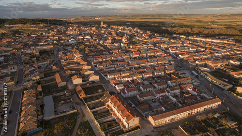 Milagro village in Navarre province, Spain