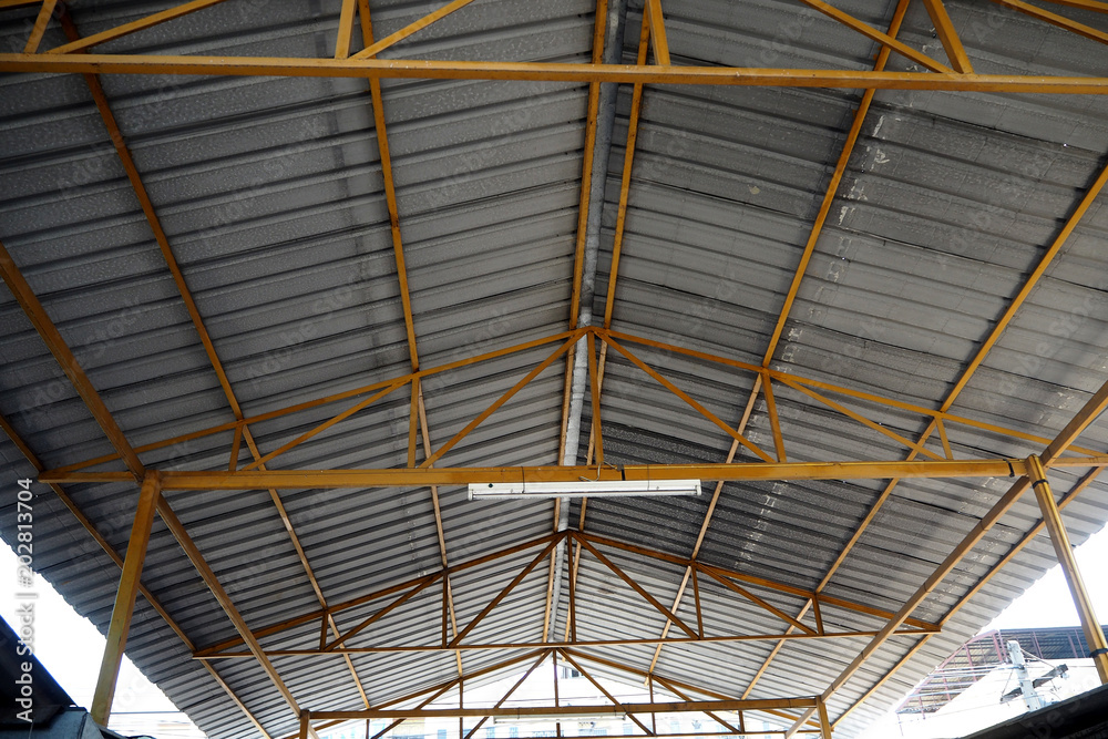 Obraz premium roof construction look strong nice and beautyful