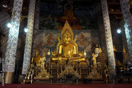 The Buddha statue look nice and look beautyful