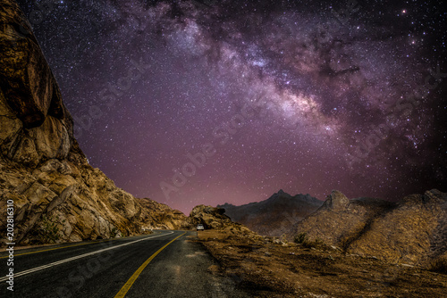 Milky Way Road - Al taif - Saudi Arabia photo