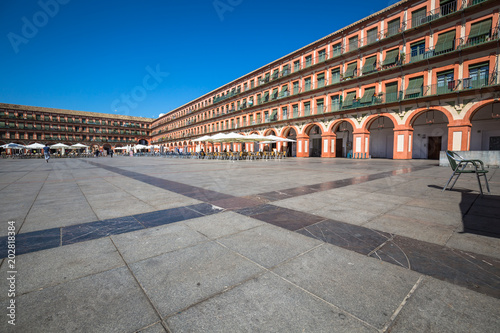 Plaza de la Corredera - Corredera Square in Cordoba, Andalusia, Spain