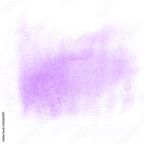 Purple watercolor paint background.