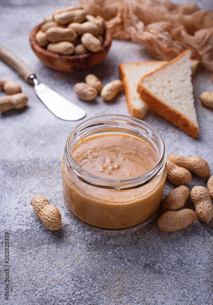 Homemade peanut butter and nuts Homemade peanut butter and nuts
