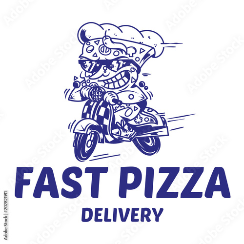The fastest delivery of pizza