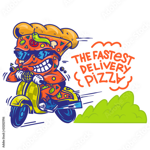 The fastest delivery of pizza
