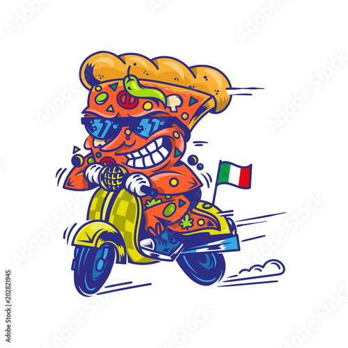 The fastest delivery of pizza