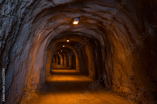 Picturesque Tunnel in the mountains