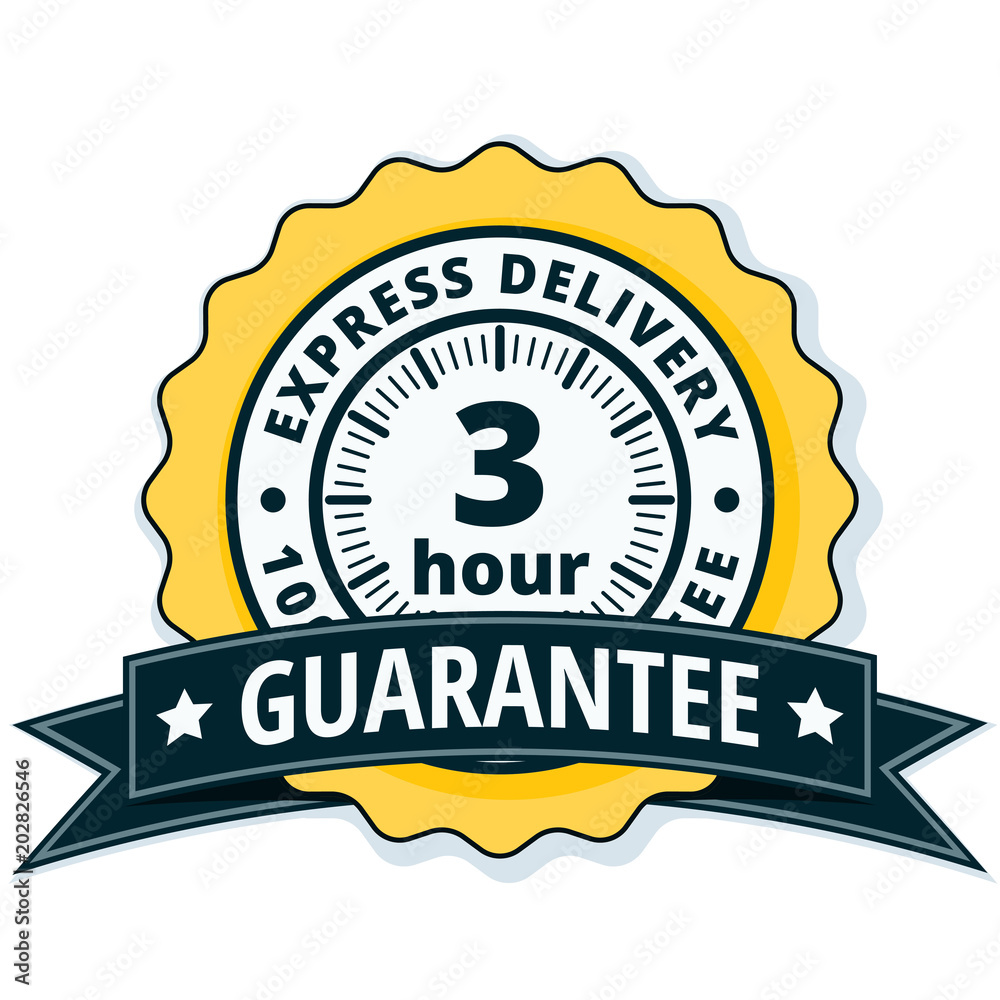 3 Hour Express Delivery illustration 3 Hour Express Delivery illustration