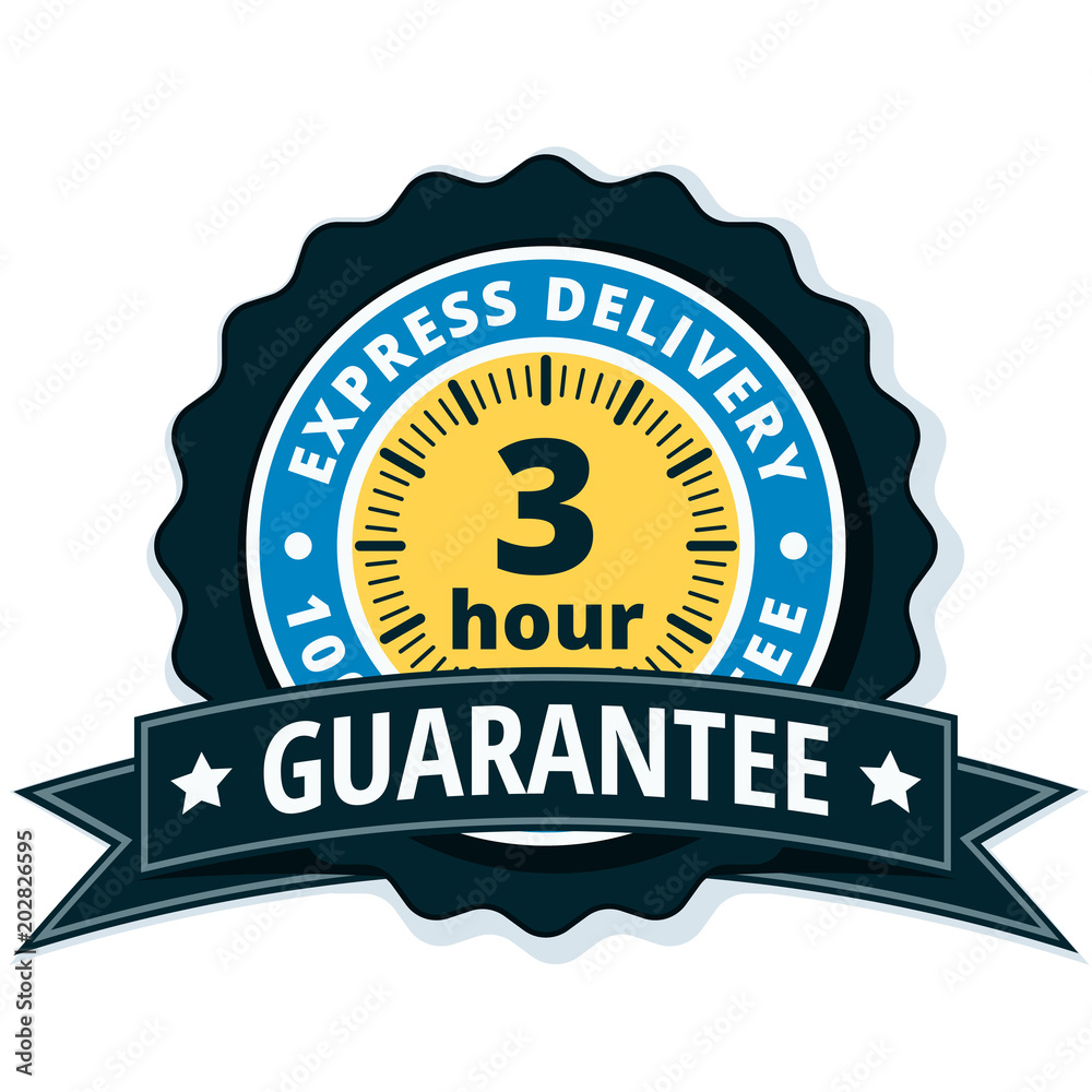 3 Hour Express Delivery illustration 3 Hour Express Delivery illustration