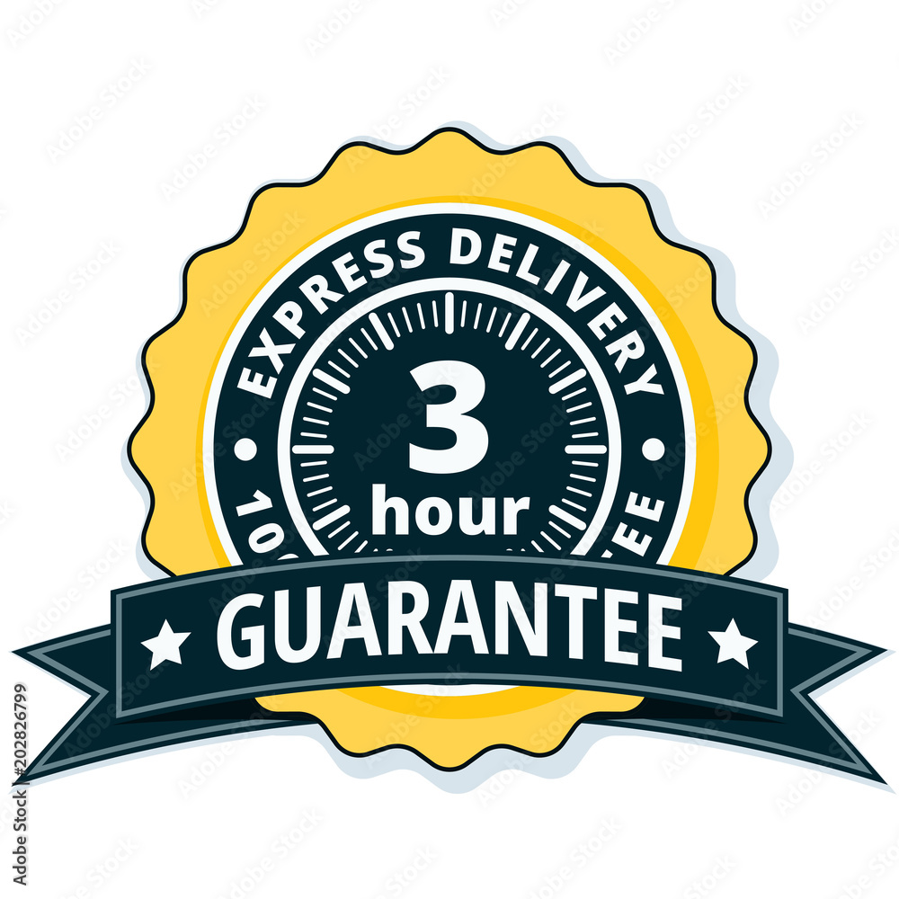 3 Hour Express Delivery illustration 3 Hour Express Delivery illustration