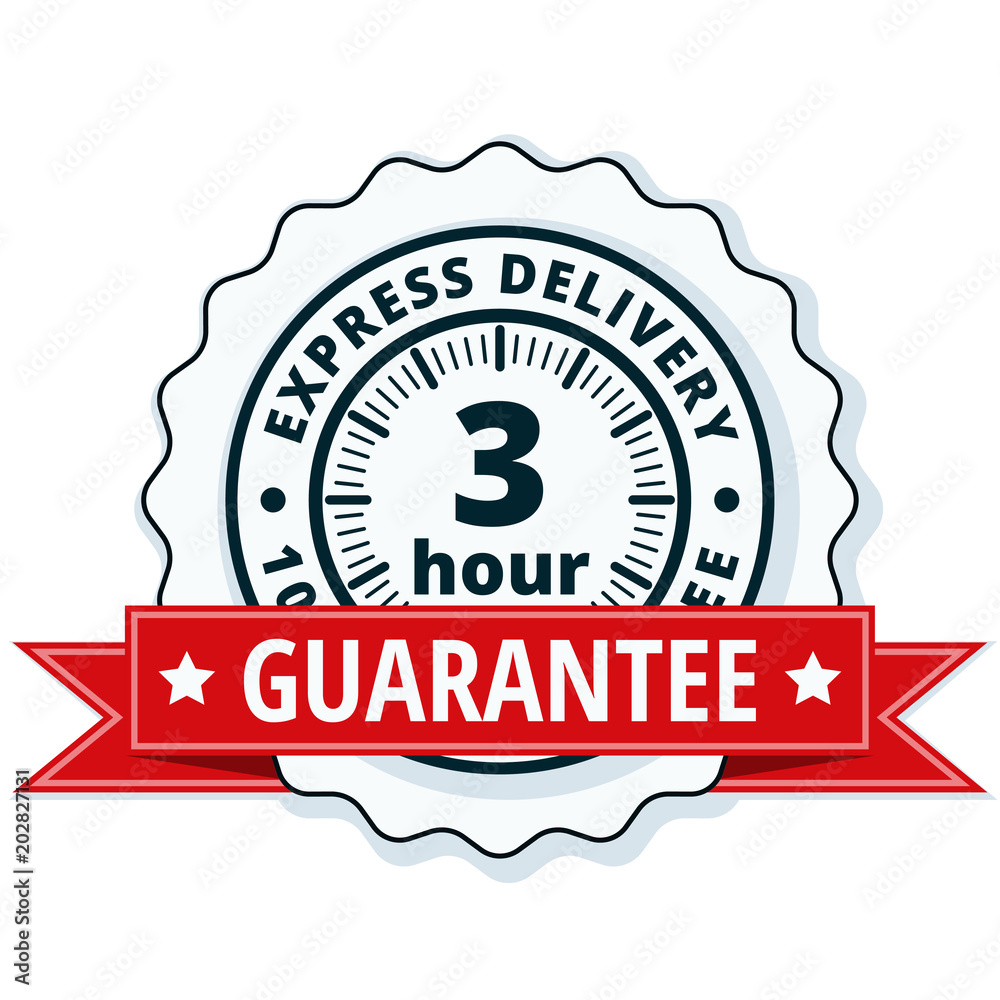 3 Hour Express Delivery illustration 3 Hour Express Delivery illustration