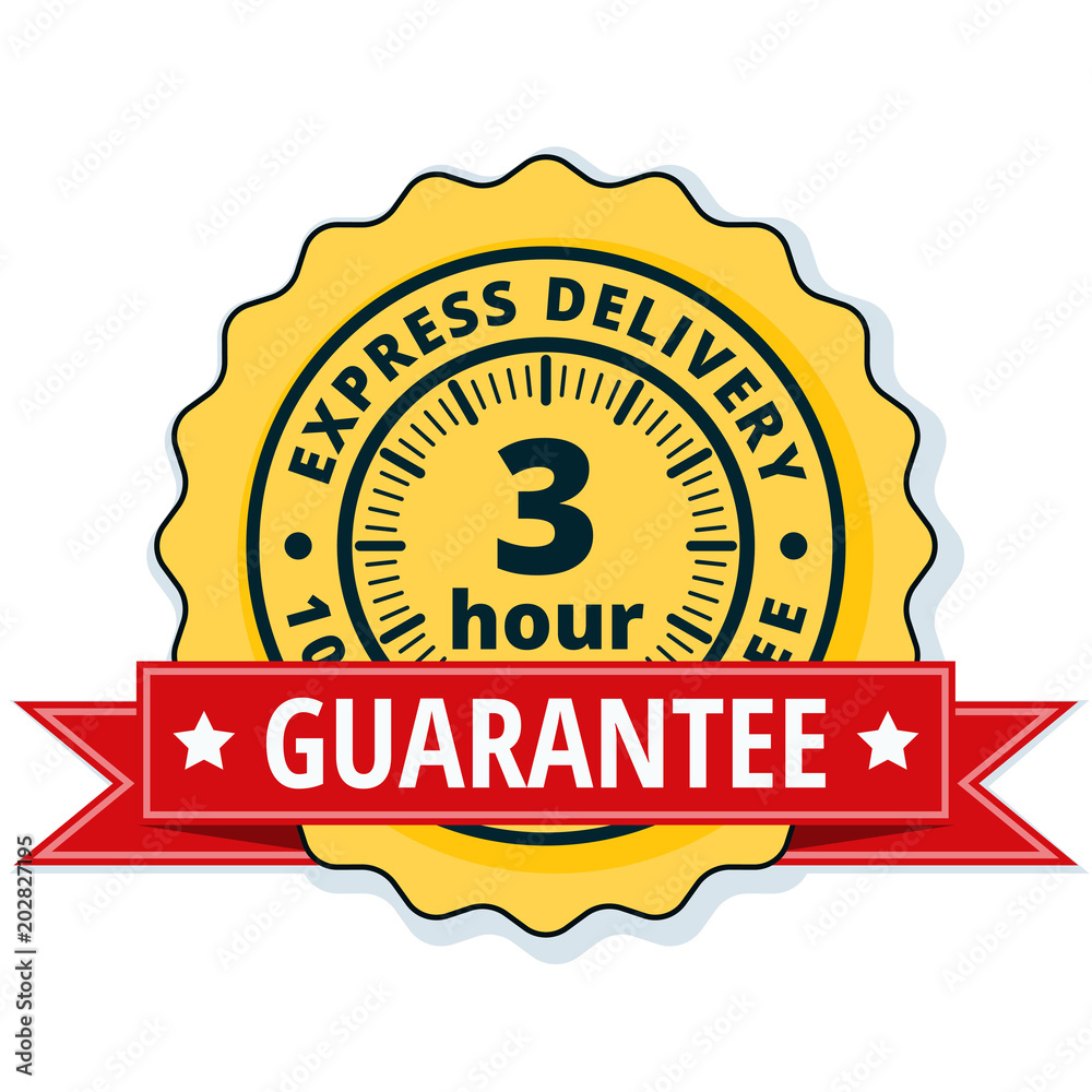 3 Hour Express Delivery illustration 3 Hour Express Delivery illustration