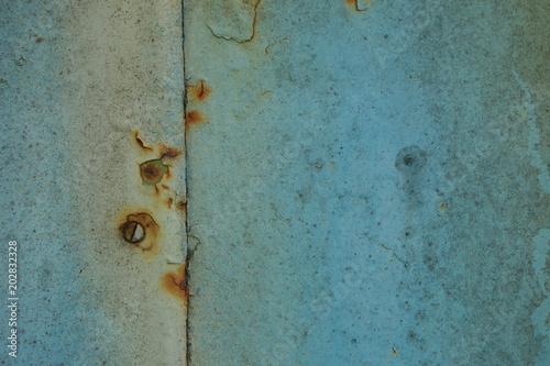 Peeling paint rusting metal rough texture