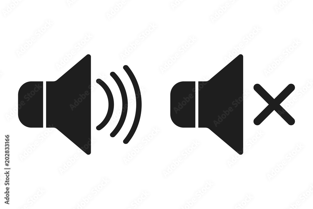 Sound icons. Vector. Sound icons. Vector.