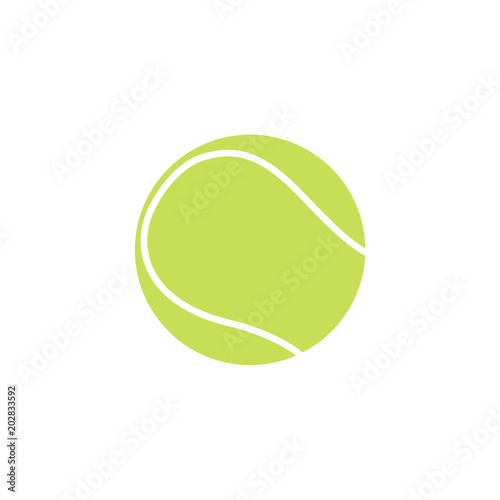 tennis ball vector icon for app and website