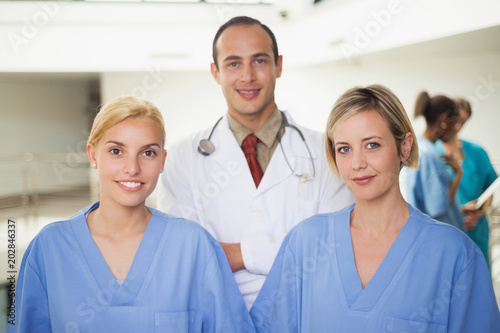 Two nurses and a doctor