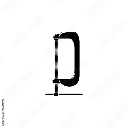 constraction press icon. Element of construction tools illustration. Premium quality graphic design icon. Signs and symbols collection icon for websites, web design, mobile app