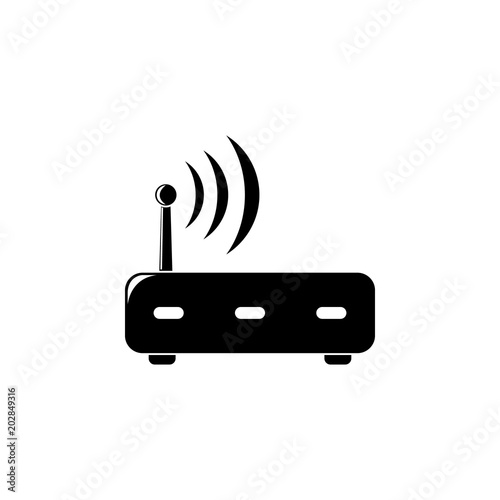 modem icon. Element of equipment illustration. Premium quality graphic design icon. Signs and symbols collection icon for websites, web design, mobile app