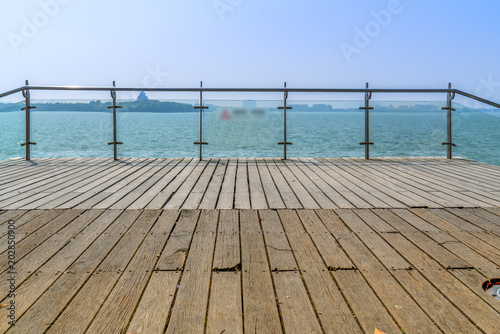 Lake landscape of Jinji Lake Li Gong di