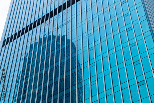 Windows of skyscrapers in London City