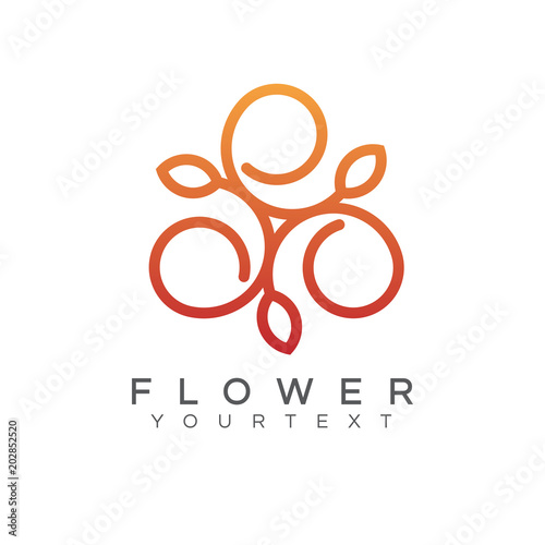 Flower logo design