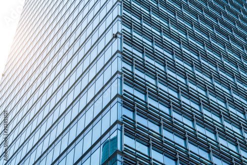Windows of skyscrapers in London City