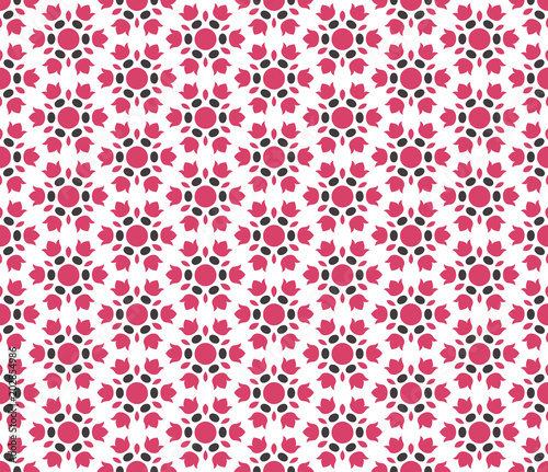 Abstract seamless ornament pattern. Vector illustration.