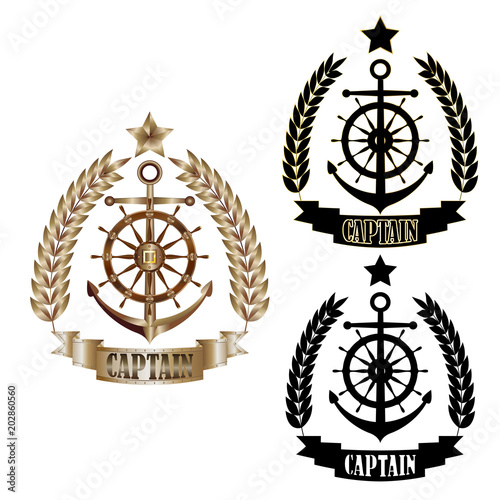 Real_captain_badge_set