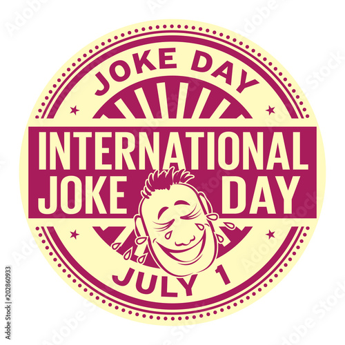 International Joke Day stamp