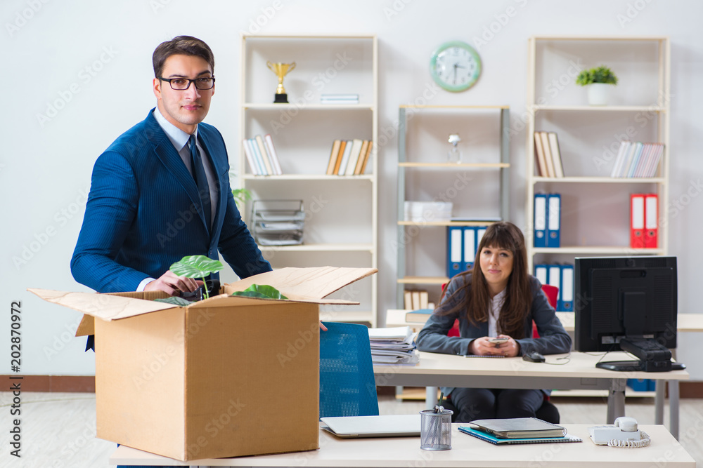 Person being fired from his work Person being fired from his work