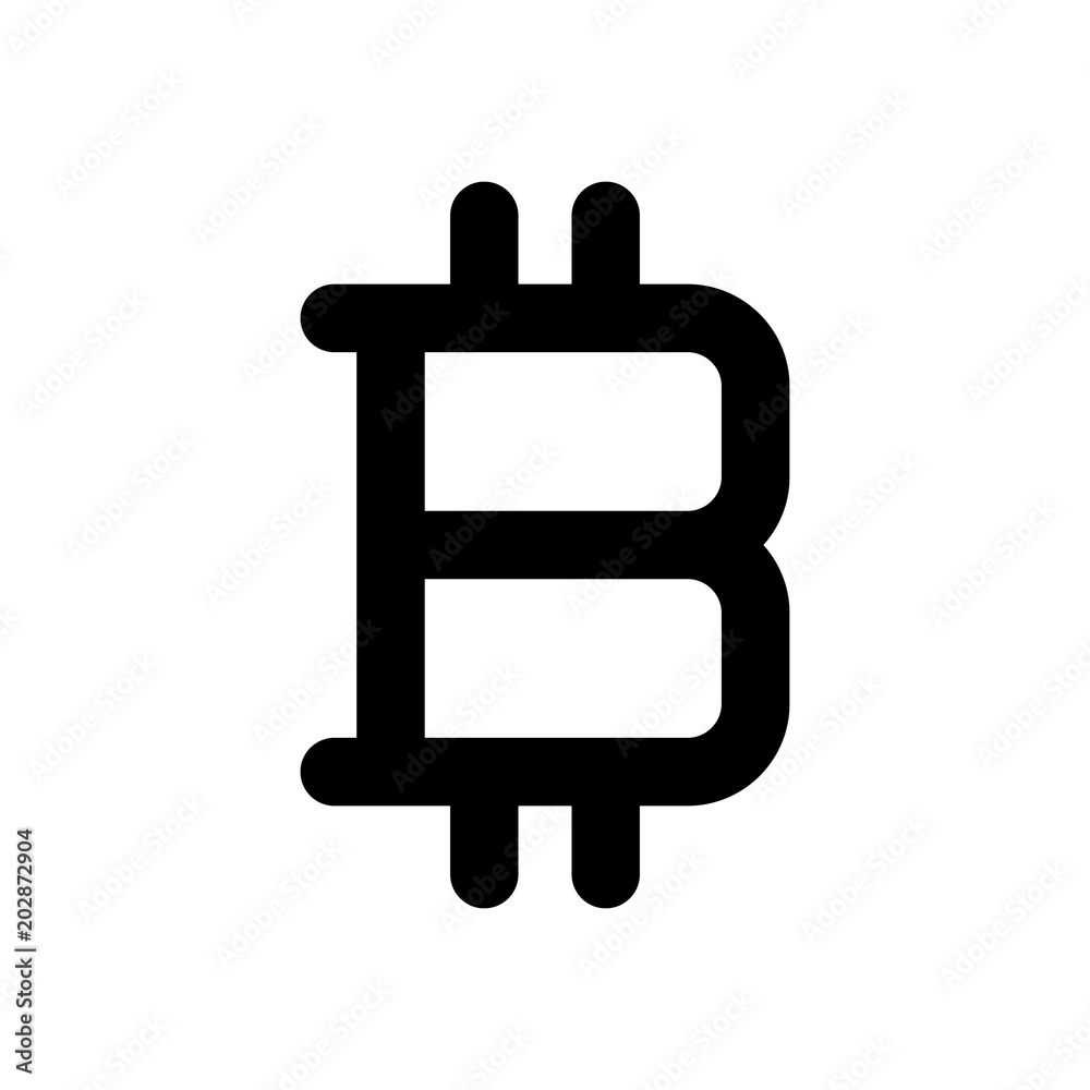 bitcoin symbol, simple icon bitcoin symbol, simple icon