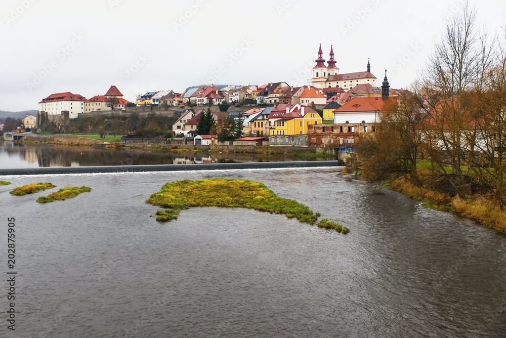 Historical town Kadan,Czech republic.