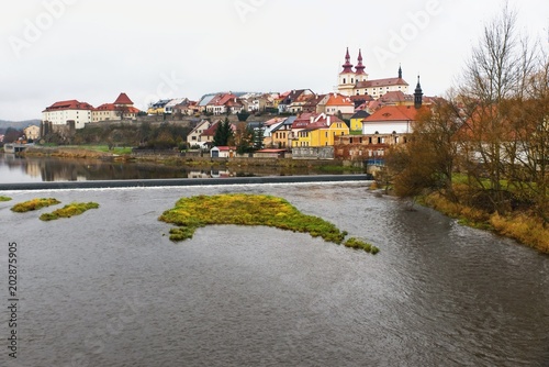 Historical town Kadan,Czech republic.