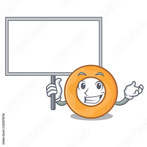 Bring board onion ring character cartoon