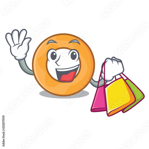 Shopping onion ring character cartoon