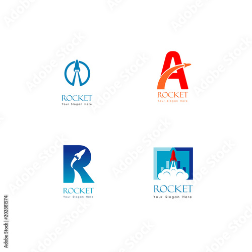 Rocket Logo Set