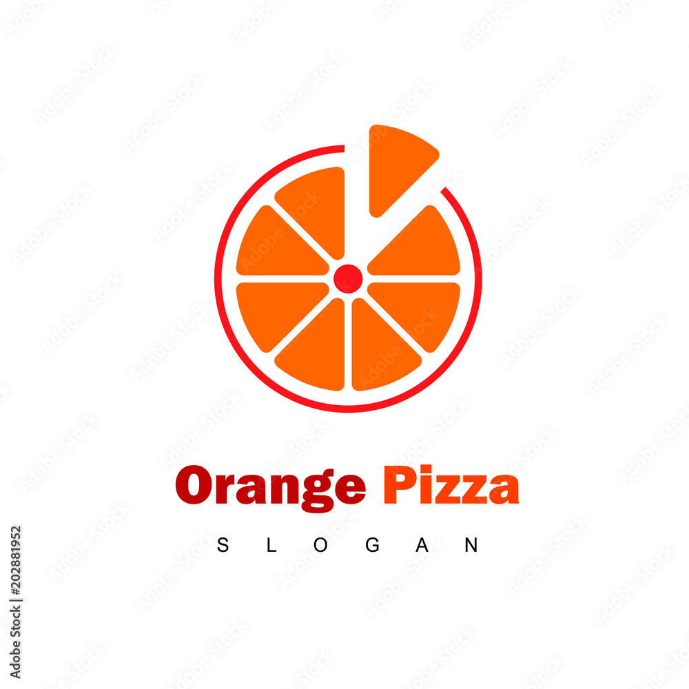 Orange Pizza Logo Orange Pizza Logo