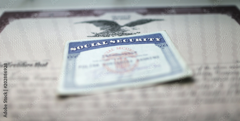 Photography Social Security Card