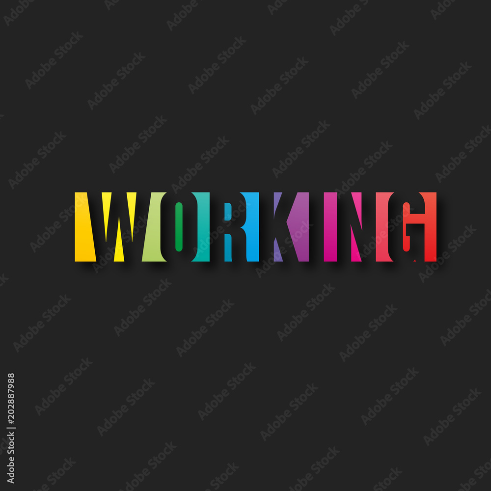 Fototapeta premium working