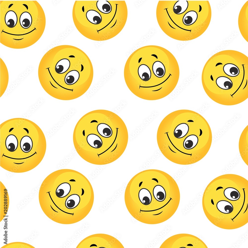 emoticons seamless pattern. vector illustration emoticons seamless pattern. vector illustration