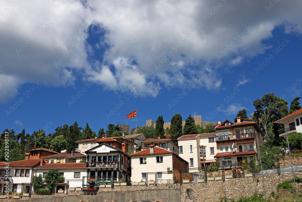 Samuel fortress and old town Ohrid Macedonia