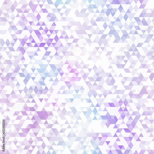 Purple triangle seamless pattern