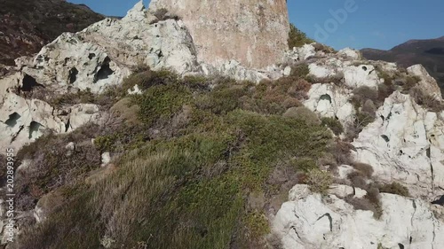 Drone footage in Corsica - Tower Mountain - 4k - Corse
