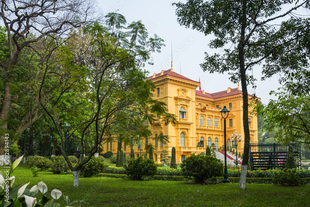 The Ho Chi Minh Palast in Hanoi, Vietnam