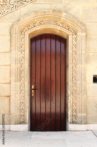 Decorated door