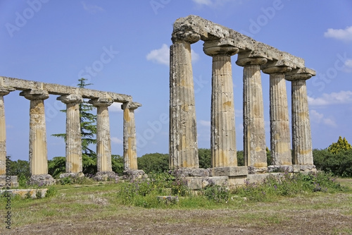 Italy  Basilicata  Metaponte  Hera Temple  Doric Temple