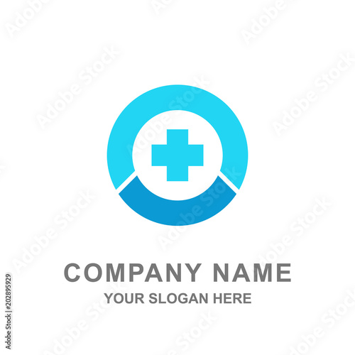 Healthcare Medical Pharmacy Drugstore Logo Vector Illustration