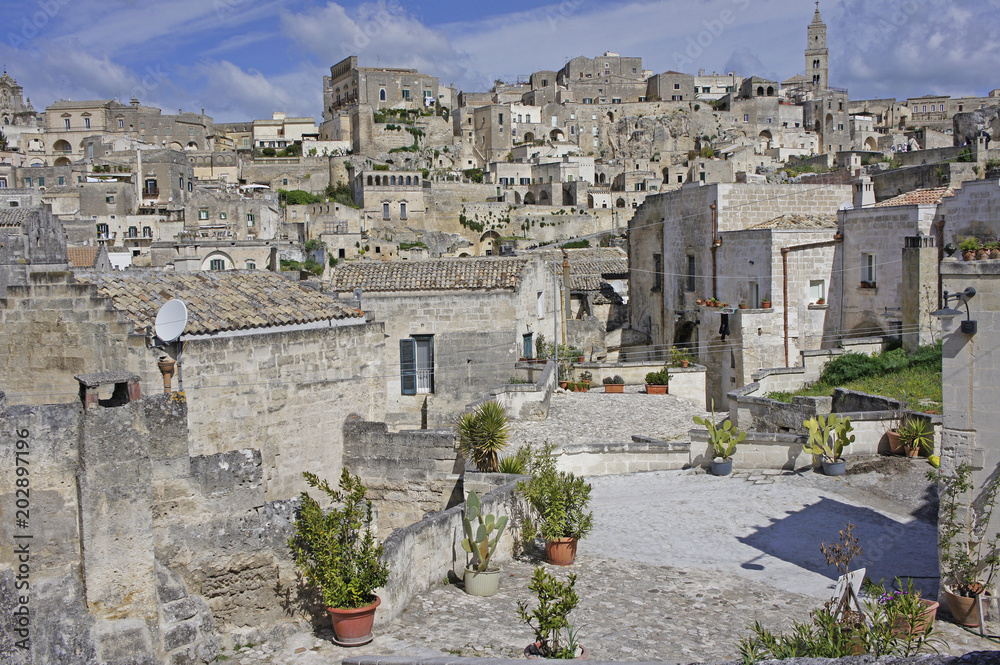 Φωτογραφία Italy, Basilicata, a part of the ancient city of Matera, Unesco