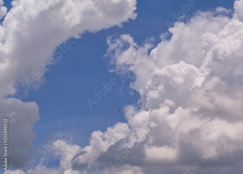 cloud and blue sky texture background